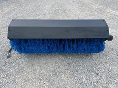 PROWORKS 84″ Hydraulic Angle Broom Skid Steer Attachment Half Poly Wire Brush