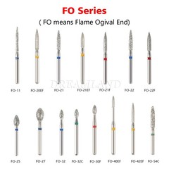5-100pc SANDENT Dental Diamond Burs For High Speed Handpiece Friction Grip 1.6mm