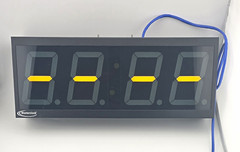 Masterclock NTDS44DF PoE Double Face 4″ Amber LED Network Digital Clock