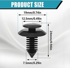 50 Pieces Door Trim Panel Retainer Clips Compatible with Ford F150 F250 F350 Mus