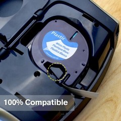 10 PACK LT 91331 Dymo Letratag Refill Compatible with Dymo Label Maker Tape 12mm