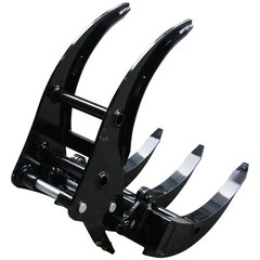 Mini Excavator Grapple Attachment – Heavy Duty Log & Brush Grabber for 0.8-1.5 T