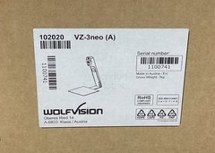 WolfVision VZ-3neo (A) LED Document Camera – 1080p 12× Zoom HDMI