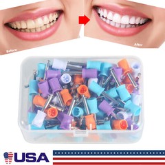 100-1000*Dental Rubber Prophy Tooth Teeth Polish Polishing Cups Latch Type Brush