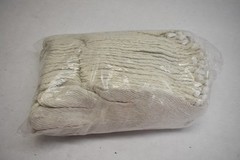 Lot of 60 Industrial Work Gloves White Cotton Blend String Knit Protective Glove