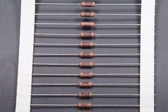 Lot of 5 RN55C2491B Dale Metal Film Resistor 2.49K Ohm 0.1% 1/10W Axial NOS