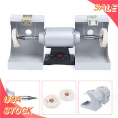 Polishing Lathe Machine Bench Buffing Grinder Dental Lab High Speed Polisher