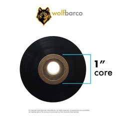 Wolfbarco 12 Rolls 2.36 X 1476 60Mm X 450M Premium Resin Enhanced Wax Thermal