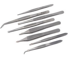 8 Surgical Tweezers Medical Nursing Thumb Forceps Cotton Dressing Vet Instrument