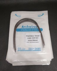Dental Orthodontic Stainless Steel Arch Wires Natural Form Rectangular Wires