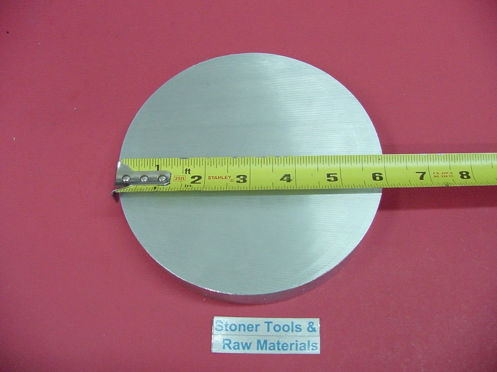 6″ ALUMINUM 6061 ROUND ROD 1.5″ LONG T6511 Solid Extruded Lathe Bar Stock New
