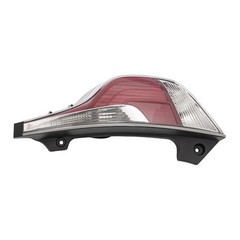 2015-2017 Toyota Prius C RH Rear Tail Light Assembly Clear Lens Red