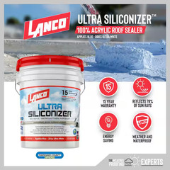 5 Gal. Ultra Siliconizer 100% Acrylic Elastomeric Reflective Roof Coating