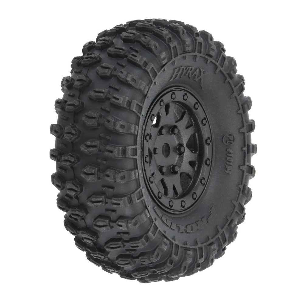 Pro-Line Racing 1/24 Hyrax F/R 1.0 Trs Mountd 7Mm Blk Impulse 4 Pro1019410 Rc