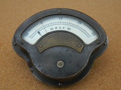 Antique Weston Ammeter Delco Model 267 Vintage Gauge early 1900’s