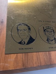 Exxon Mobile Overseas Pipeline Company Plaque Saudi Arabia 1980 – 1983 (named)