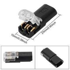 Double-Wire Plug-in Connector with Locking Buckle, Led Light Strip Connectors