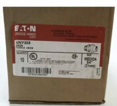 Pack of 10 – Eaton Crouse-Hinds Series UNY205 3/4″ Male Union Fitting. Free Ship