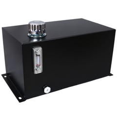 5 Gallon 14 Gauge Steel Hydraulic Fluid Reservoir Tank with Inlet 1-1/2″ FNPT