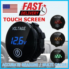 12V-24V Car Marine Motorcycle LED Digital Voltmeter Voltage Meter Battery Gauge