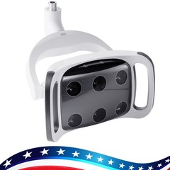 9W Dental 6 LED Lamp Oral Light Lamp For Unit Chair 8-level adjustable Ra90