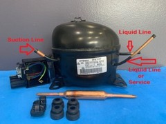 Embraco Compressor EMYe70HEP R134a 115-127V/60 Low Back Pressure 1/5 HP