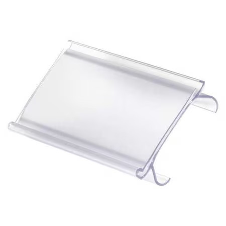 Akro-Mils 29308 Flat Label Holder, 3″W X 1-1/4″H, Clear, Pk25