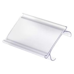 Akro-Mils 29308 Flat Label Holder, 3″W X 1-1/4″H, Clear, Pk25