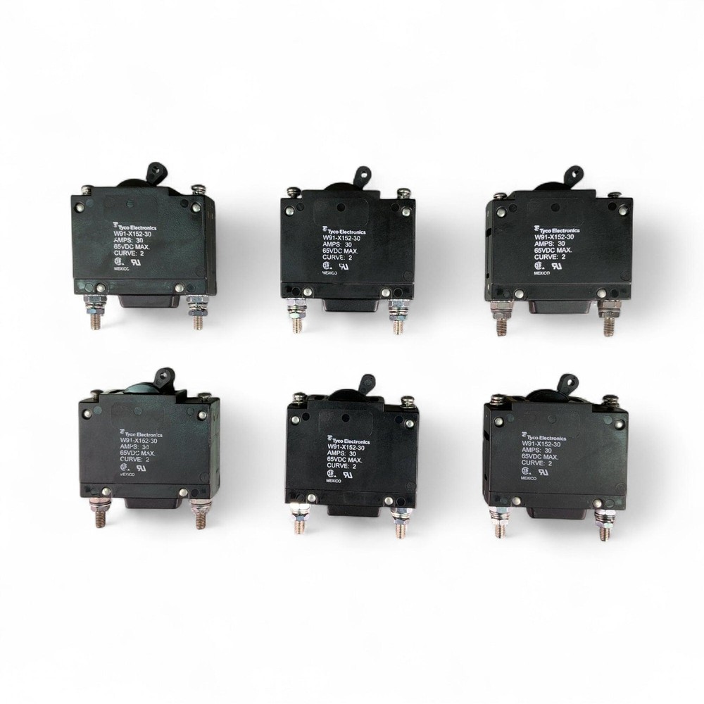 Tyco Electronics Circuit Breaker W91-X152-30 Lot of 6 (Best Offer!)