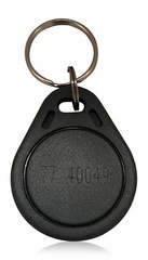 2 RFID Proximity Key Fobs 26 Bit Wiegand H10301 Keyless 125 kHz–Thin, Grey
