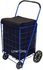 Utility Folding Shopping Cart Liner Privacy Top Cover Water Resistant (Not Cart)