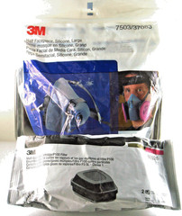 3M 7503 37083 Half Facepiece Silicon Large & 60926 Multi Gas Cartridge Set