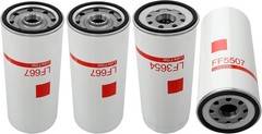D13 Oil/Fuel Filter Kit Compatible with Volvo D12 Oil Change Kit – 2x LF667,