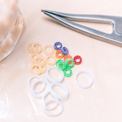 100Pcs/Bag JMU Dental Orthodontic Intra Oral Elastic Latex Rubber Bands 13 Sizes