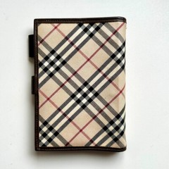 BURBERRY Authentic Leather System Notebook Nova Check