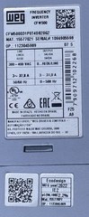 WEG CFW500 D31P0T4DB20G2 VFD 480V 3PH IP20, HVAC Drive, Tested, Working