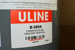 Uline S-3904 Silica Gel Desiccants – Size 3 Gram – 5 Gallon Pail – NEW
