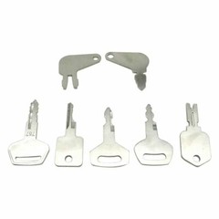 10 Heavy Construction Equipment Ignition Key Set For JD Case Komatsu Caterpillar
