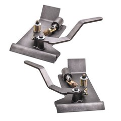 1 Pair Skid Steer Quick Tach Brackets Conversion Adapter For Latch Box Weld On