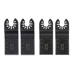 104Pcs Carbon Steel Oscillating Multi Tool Saw Blades Arc Edge Design For Metal