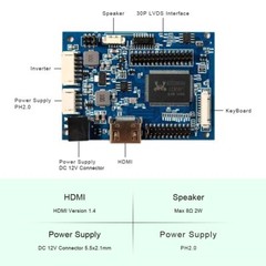 HDMI LCD Controller Board For 15.6inch 1920×1080 NL192108AC18-02D LCD Screen