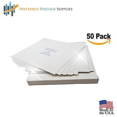 10 Packs of 50 – Large Universal Postage Meter Tapes – 5.25 x 5.25 (526)