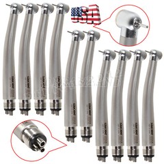 USA- 10 NSK Style Dental High Speed Handpiece Standard Push Button Type 4 Hole