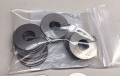 Washer 1211405 Flat Shim 1/2 ID x 1-1/4 x 0.05 (Pack of 30) M12- 12.5×31.7×1.1mm