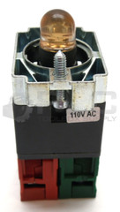 NEW SHAMROCK CONTROLS RB2-BWL755 PUSH BUTTON BODY ASSEMBLY 110V RB2-BWL7