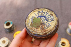 Solder 4 Pounds Old Various Types with Tins of Flux Vintage Historic Useful IZ
