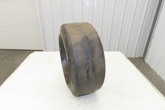Forklift Tire 16-1/4x7x11-1/4 Smooth Press-on Black Rubber