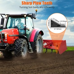 Box Blade for Tractor, 18 Inch Shanks Box Blade Shank With 4 Holes for Box Blade
