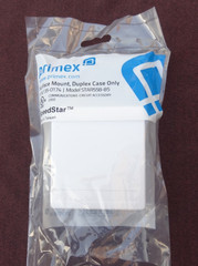 2/Pack Primex Surface Mount Duplex Case Only White Housing Assembly STAR558-85