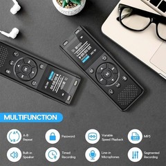 64GB Digital Voice Recorder with Playback,Audio Recording Device for Lectures…